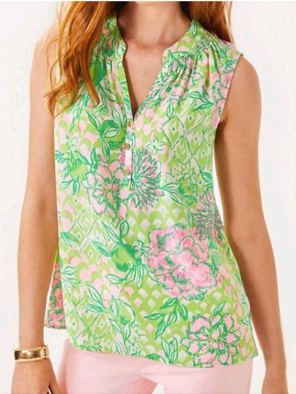 NWT Lilly Pulitzer Sleeveless Elsa Top. Size XL